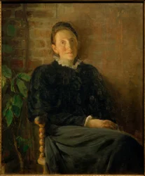 Portret van Pauline Hirschsprung